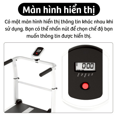 BG Máy chạy bộ cơ, máy chạy bộ không điện Treadmill SH305  thích hợp cho mọi lứa tuổi luyện tập (hàng nhập khẩu)