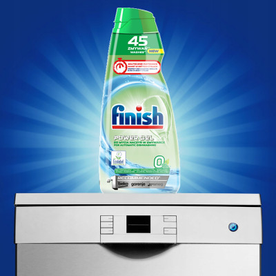Gel rửa chén bát  hữu cơ thiên nhiên FINISH ECO 0% 900ml - ĐỨC Chính hãng 