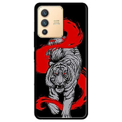Ốp lưng dành cho Vivo V23 5G / S12 - Vivo Y15s / Y15A - Hổ Trắng Đỏ