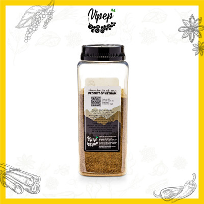 Tiêu Đen Xay Tự Nhiên Vipep Hũ Nhựa 500g