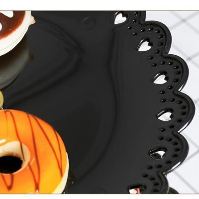 Khay Đựng Bánh Kẹo, Hoa Quả 3 Tầng Hình Tròn Sang Trọng