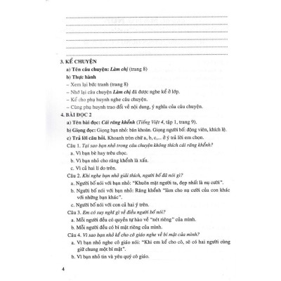 Sách - Bồi Dưỡng Tiếng Việt Lớp 4 - Bám Sát SGK Cánh Diều - Hồng Ân