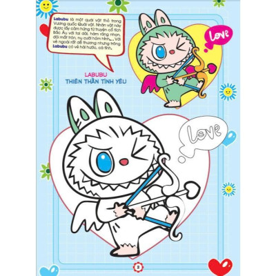 Sách - Bé Tô Màu Labubu - Dịu Dàng Và Lãng Mạn - Hồng Ân