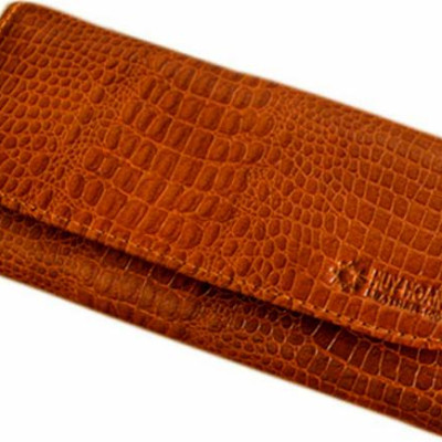 Ví nữ da bò vân cá sấu bấm nút nhiều màu Huy Hoàng HT3108-09-10