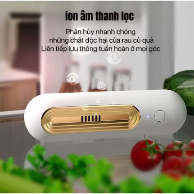 Máy Ozone Ion 2in1 Khử Mùi Tủ Lạnh Thông Minh | Tiệt Trùng, Kháng Khuẩn Hàng Cao Cấp, ĐÈN TRANG TRÍ , ĐỒNG HỒ TREO TƯỜNG
