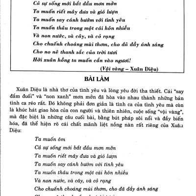 Các Dạng Tập Làm Văn 11