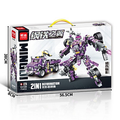 MINGDI - K3109 - Lắp Ráp Robot Móng Vuốt Thép (774 Chi Tiết)