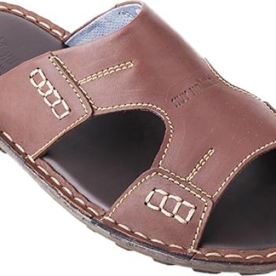 Dép Nam Quai Ngang Huy Hoàng HT7136 - Nâu