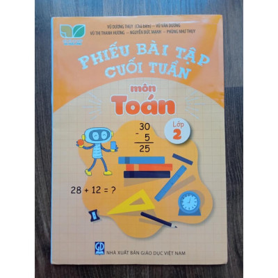 Sách - Phiếu Bài Tập Cuối Tuần Môn Toán Lớp 2