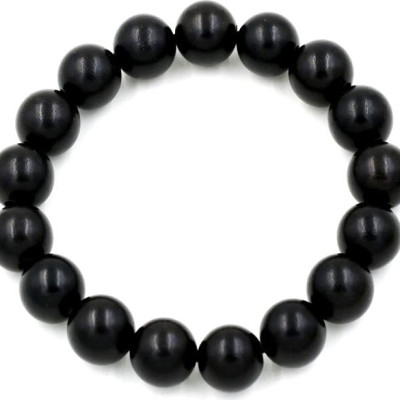 Vòng tay chuỗi hạt gỗ Đàn hương đen 12 ly 17 hạt