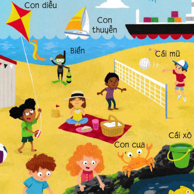 Sách Âm Thanh - 8 Âm Thanh Sinh Động - Những Từ Vựng Đầu Đời Của Bé