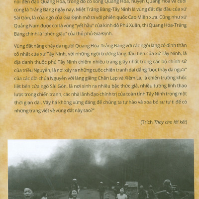 Tràng Bàng phương chí - Lịch sử, văn hóa vùng đất và con người nam Tây Ninh