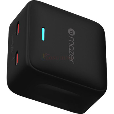 Cốc sạc Mazer GaNPrestige SuperMINI 35W 2Type-C M-GAN35US-V3 - Hàng chính hãng