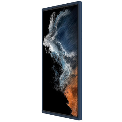 Ốp Lưng Nillkin CamShield Silky Silicone cho Samsung Galaxy S23 Ultra - Hàng Chính Hãng