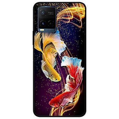 Ốp lưng dành cho Vivo Y21 - Vivo Y21s mẫu Cặp Cá Vàng Đỏ