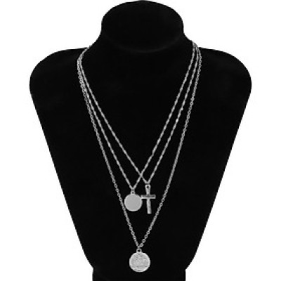 Dây chuyền vòng cổ hợp kim nhiều lớp phong cách boho fashion