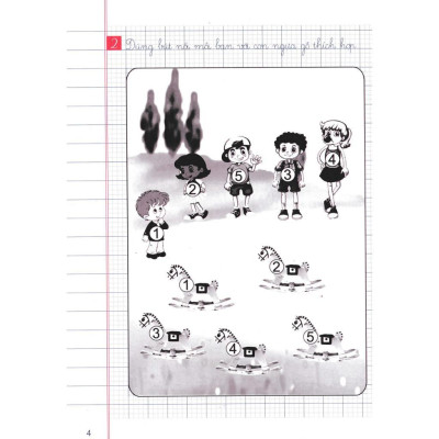 Sách - Vở Ô Li Bài Tập Toán Lớp 1 - Quyển 1 - Bám Sát SGK Kết Nối Tri Thức Với Cuộc Sống - Hồng Ân