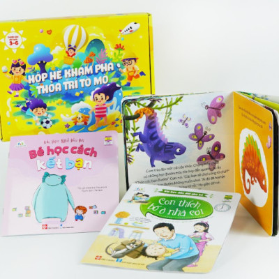 Sách - Hộp hè khám phá, thỏa trí tò mò - Mở ra thấy mua hè cho trẻ từ 3 - 6 tuổi - Đinh Tị Books
