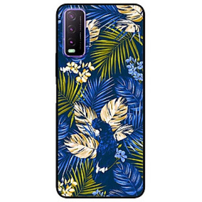 Ốp lưng dành cho Vivo Y20 - Y20s - Y12s mẫu Họa Tiết Hoa Xanh Dương