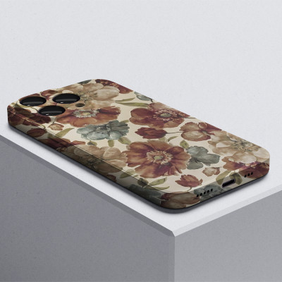 Ốp lưng chống sốc 2m hiệu HOTCASE 3D Wildflower cho iPhone 17 16 15 14 13 12 11 Pro Max 14 15 16 Plus - Hàng nhập khẩu
