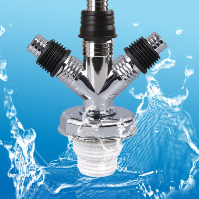 Bộ thoát nước máy giặt, thoát nước thải, nước thoát sàn nhà tắm, vệ sinh kiêm chống mùi hôi, ngăn côn trùng trào ngược – Bộ chia 3, MIHOCO 312