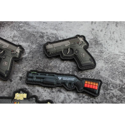 Patch_ miếng dán velcro PVC súng_tên lửa vác vai_chiến thuật