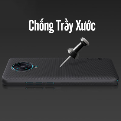 Ốp lưng cho Poco F2 Pro - Redmi K30 Pro - K30 Ultra nhựa PC cứng Nillkin , Vân nhám , chống vân tay - Hàng Nhập Khẩu
