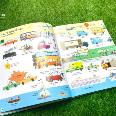 Sách 1000 Từ Vựng Tiếng Anh Thiết Yếu Cho Trẻ Em cho bé từ 3 tuổi - Đinh Tị Books