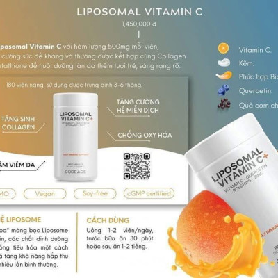 ( Nhập khẩu, có tem phụ) Vitamin C codeage Mỹ