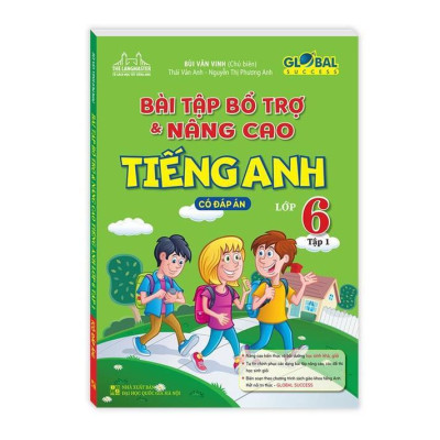 Sách - Bài Tập Bổ Trợ Và Nâng Cao Tiếng Anh Lớp 6 - Có Đáp Án -  Combo 2 Tập - Minh Thắng