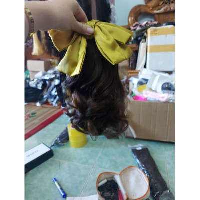 Tóc cột nơ xoăn đủ màu đủ kiểu