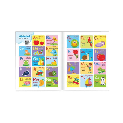 Sách - 900 Câu Giao Tiếp Tiếng Anh - Song Ngữ Việt Anh - Cẩm Nang Mẹ Học Cùng Con Mỗi Ngày Có File Nghe Quét Mã