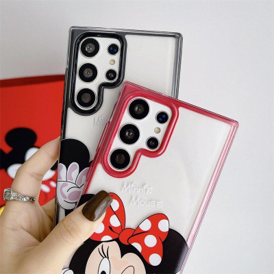Ốp Lưng Cho Samsung Galaxy S24 Ultra / S23 Ultra Chuột Mickey Kèm Phụ Kiện Trang Trí - BUM STORE GALAXY CASE