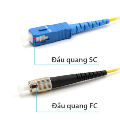 Ugreen UG80297NW224TK 3M SC-FC Màu vàng Cáp nhảy quang Single mode Simplex Fiber - HÀNG CHÍNH HÃNG