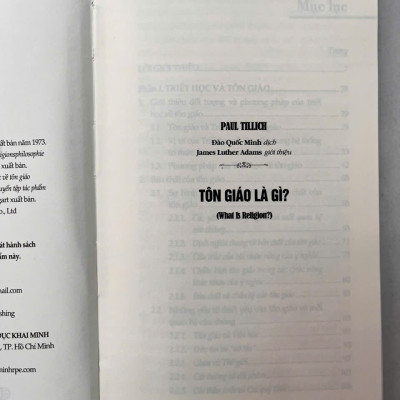 Sách – Tôn Giáo Là Gì – Paul Tillich (bìa cứng)