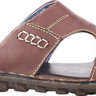 Dép Nam Quai Ngang Huy Hoàng HT7136 - Nâu