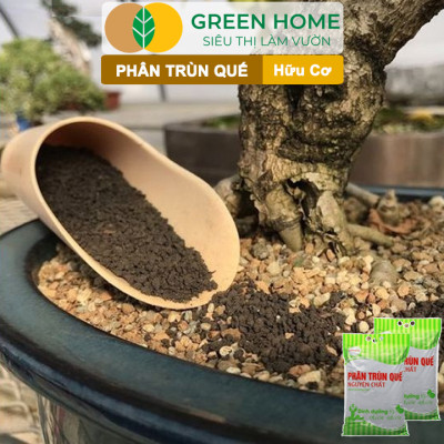 Phân Trùn Quế Greenhome, Lavamix, Bao 5kg, Nguyên Chất, Bổ Sung Dinh Dưỡng, Cải Tạo Đất, Bón Rau
