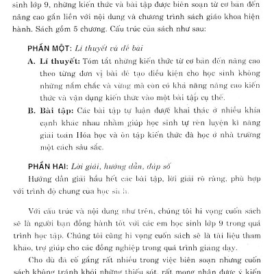 Luyện Kỹ Năng Giải Toán Hóa Học 9