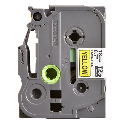 Nhãn In Tiêu Chuẩn TZE Brother Tze-641 Chữ Đen Trên Nền Vàng (18mm) - Hàng Chính Hãng