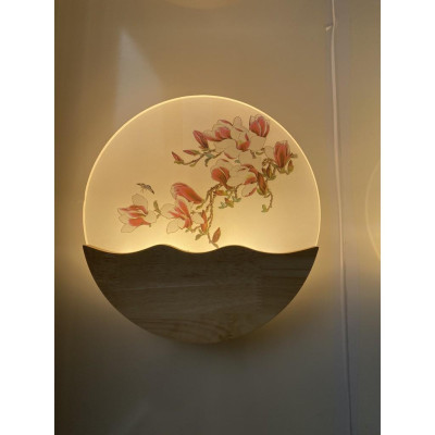 Đèn tường hoa lan trang trí phòng ngủ, cầu thang phòng khách