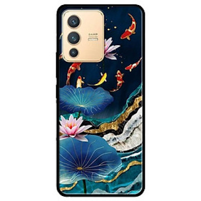 Ốp lưng dành cho Vivo V23 5G / S12 - Vivo Y15s / Y15A - Sen Hồng Và Koi