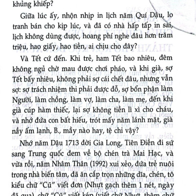 Sách - Tạp Bút Năm Quí Dậu 1993 - Bìa Cứng