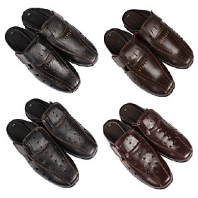 Giày rọ sabo nam Huy Hoàng màu đen, nâu HJ7515-16-17-18 