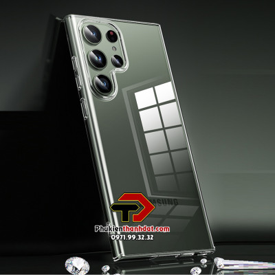 Ốp lưng trong suốt cho SamSung Galaxy S23 Ultra chính hãng Memumi (phủ nano không ố màu) - Hàng chính hãng