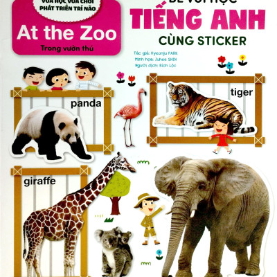 Bộ Sách Bé Vui Học Tiếng Anh Cùng Sticker (Bộ 5 Cuốn) (Tái Bản 2023)