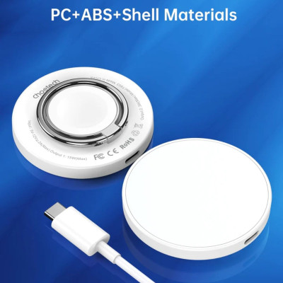 Nhẫn đỡ Choetech T603 điện thoại mag-safe 2 in 1 tích hợp sạc không dây (Hàng chính hãng)