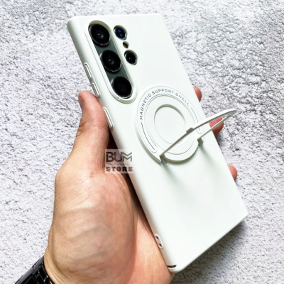 Ốp Lưng Cho Samsung Galaxy S24 Ultra / S25 Plus / S24 Plus / S23 Ultra / S23 Plus Nhựa Cứng Có Từ Tính Tích Hợp Gía Đỡ