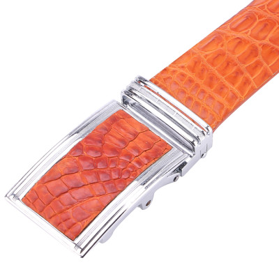 Thắt Lưng Nam Da Cá Sấu Nguyên Con Bụng Bản Lớn Huy Hoàng HT4751 