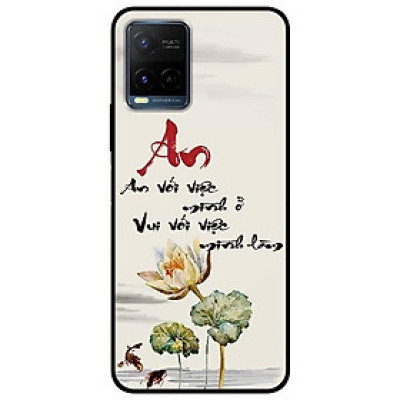 Ốp lưng dành cho Vivo Y21 - Vivo Y21s mẫu An Sen Trắng