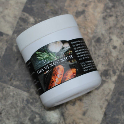 Gia vị chế biến Xúc Xích hộp 1 Kg thành phần hữu cơ tự nhiên lành tính chính hãng R2D.